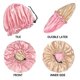 thumbnail image 1 of 3 Pieces Kids Satin Bonnet Night Sleep Caps, Adjustable Sleeping Hat Soft Silk Flower Night Hats, 1 of 4