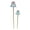 A, variant on Luminous Metal Spotted Mushroom Garden Stake Ornament Waterproof Outdoor Yard Patio Landscape Decor Light