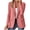 Pink, variant on HuaLeiMao Womens Blazers for Work Casual Business Solid Color Blazer with Fake Pockets Seductive Slim Fit Lapel Long Sleeve Coat