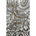 thumbnail image 3 of Franklin 11x14 Black Modern Framed Museum Art Print Titled - Swirly Gate I, 3 of 5