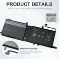 thumbnail image 5 of 9NJM1 Battery 99Wh 11.4V for Dell ALW17C-D1738, ALW17C-D1748, 5 of 6