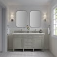 thumbnail image 2 of James Martin Vanities 650-V60D-UGR-3LDL Brittany 60" Double Basin Poplar Wood Vanity Set -, 2 of 4