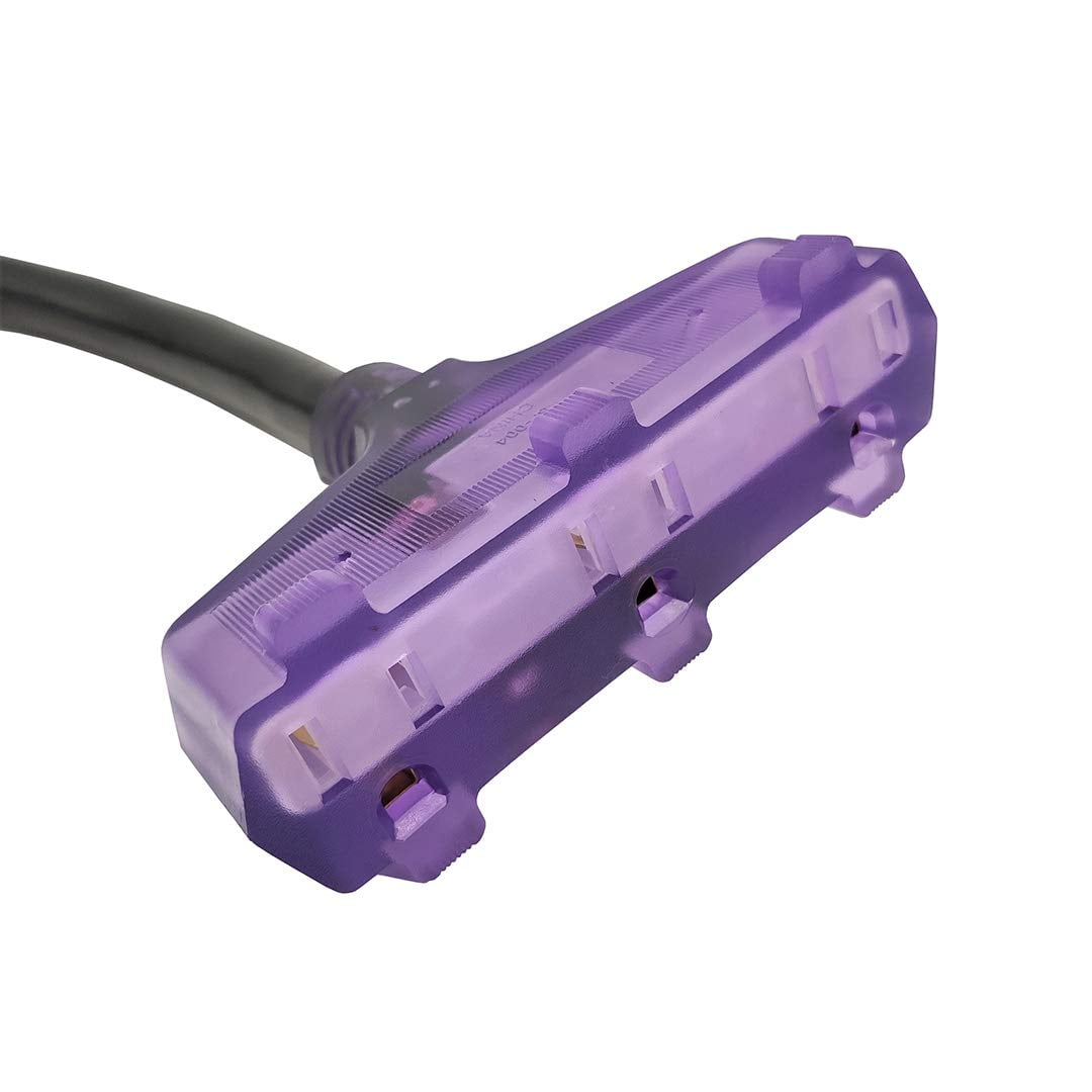 Parkworld 61193 RV Splitter Adapter Cord TT-30P to TT-30R 30A 125V & (3)5-15R 15A 125V 1.5 Feet