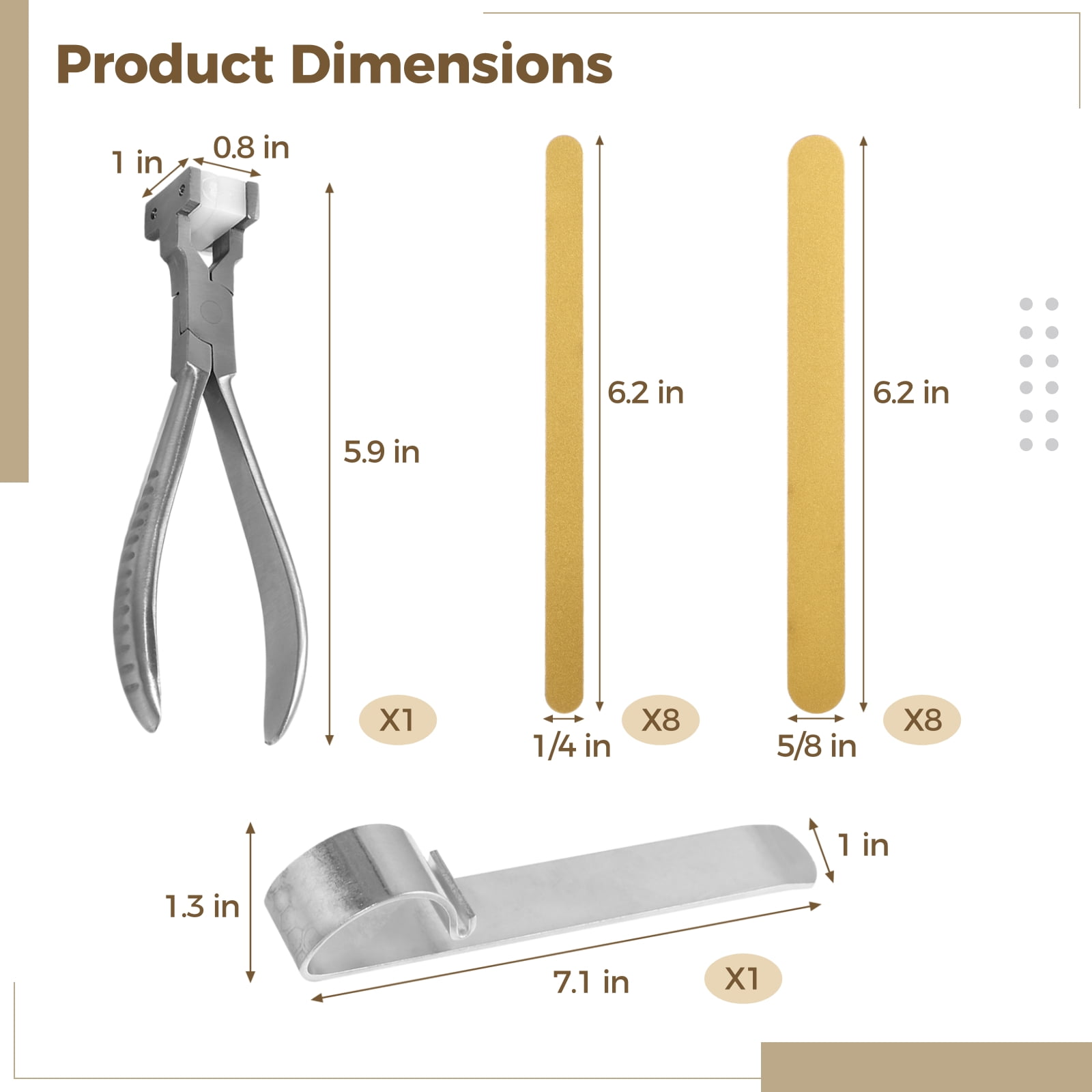 Metal Bracelet Making Kit, Bracelet Stamping Set, DIY Jewelry Crafting Supplies, Including 16 Aluminum Bracelet Blanks, Bending Tools and Pliers