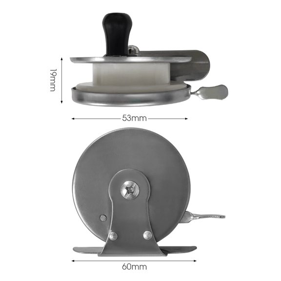 Rod Metal Winter Ice Fishing Wheel Fishing Reel