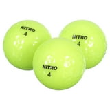 Nitro Golf Golf Balls, Yellow, 15 Pack - Walmart.com