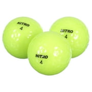 Nitro Golf Golf Balls, Yellow, 15 Pack