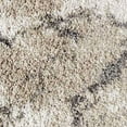 thumbnail image 2 of Orian Super Shag Marquina 5'3" X 7'6" Ivory Abstract Plush Area Rug, 2 of 9