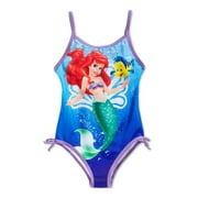 Disney Girls Princess Ariel One Piece Tank Swimsuit