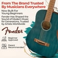 thumbnail image 5 of Fender FA-15 3/4-Scale Kids Steel String Acoustic Guitar - Blue w/ Gig Bag, 5 of 9