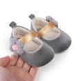 thumbnail image 2 of Yoyauz Baby Girl Mary Jane Shoes Anti Slip Rubber Sole Ballet Slippers Princess Dress Wedding Shoes Newborn Kids Shoes Toddler Shoes（0-12 Month）, 2 of 9