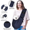 thumbnail image 3 of CUBY Portabebés para perros y gatos – Bolsa reversible para mascotas con manos libres – Bolsa suave y diseño de bolso – Adecuado para cachorros, perros pequeños y gatos al aire libre, 3 of 5