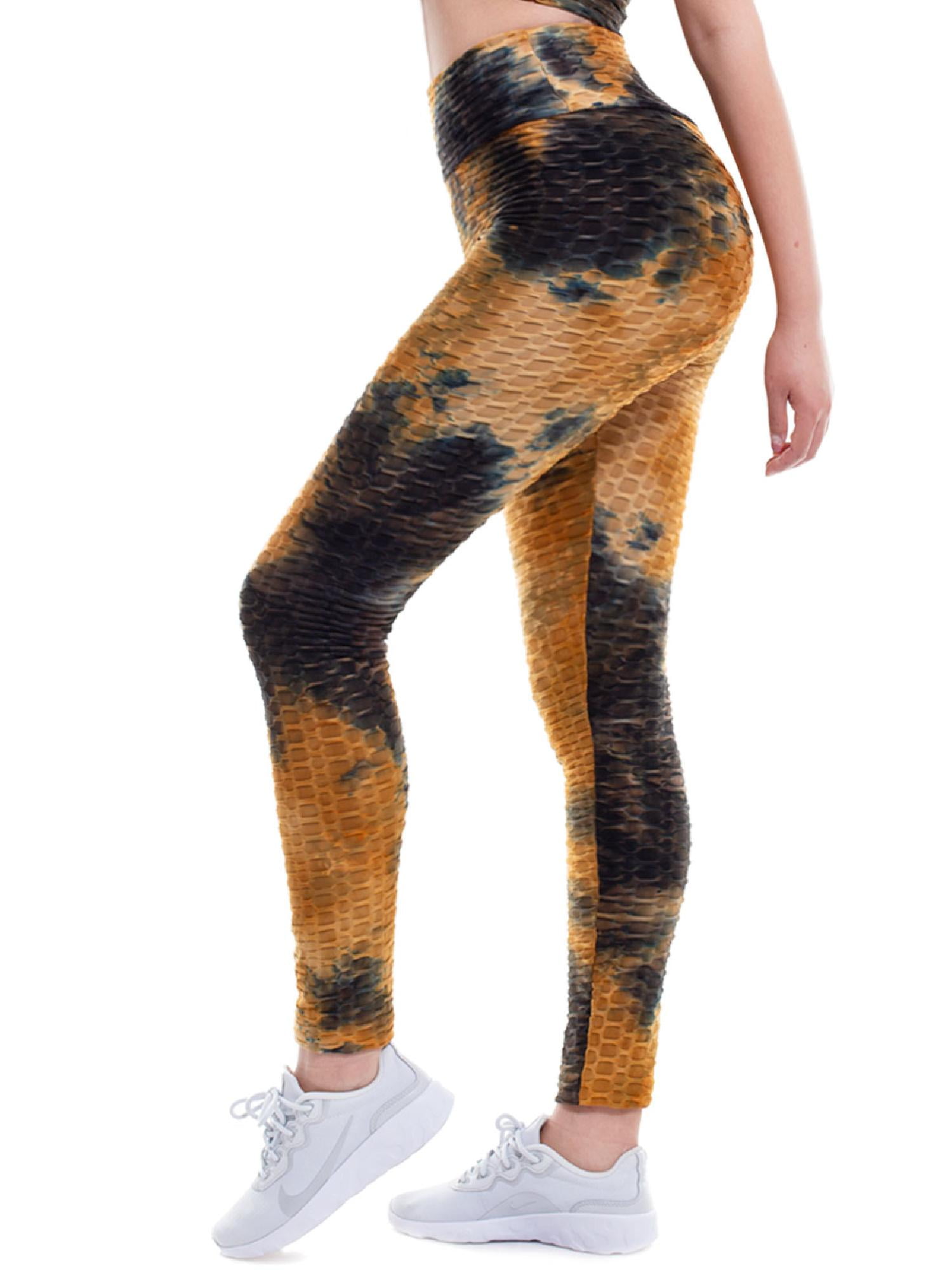 MixMatchy MixMatchy Women�s High Waist Textured Tie Die