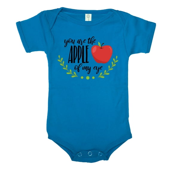 You are the apple of my eye Baby Bodysuit, Cute Baby Rompers - Royal CA165BABY S5 3-6