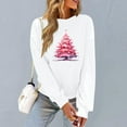 thumbnail image 7 of Jsaierl Christmas Fleece Sweatshirts for Women Plus Size Xmas Graphic Sweatshirt Oversized Pullover Sweater Tops Crewneck Tunic Long Sleeve Shirts Christmas Costume, 7 of 7