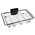 thumbnail image 5 of Dish Drying Rack in Sink , Expandable Stainless Steel Dish Rack Over The Sink, Kitchen Sink Drain Strainer with Cutlery Holder & Cup Holders, Fruit and Vegetable Drain Basket,15.74 x 10 x 3 Inch, 5 of 10