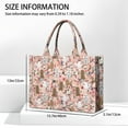 thumbnail image 3 of Large Capacity Tote Bag,Poodle Dog and Flower Floral Handbag Fashion Luxury Tote Bag,15.7"x13"x 5.1" Inches,Laptop Compatible, 3 of 6