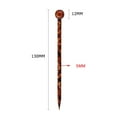 thumbnail image 2 of 6pcs Versatile Hair Pins, Wooden Print Design, Ideal for DIY Hair Accessories and Jewelry Findings, 2 of 10