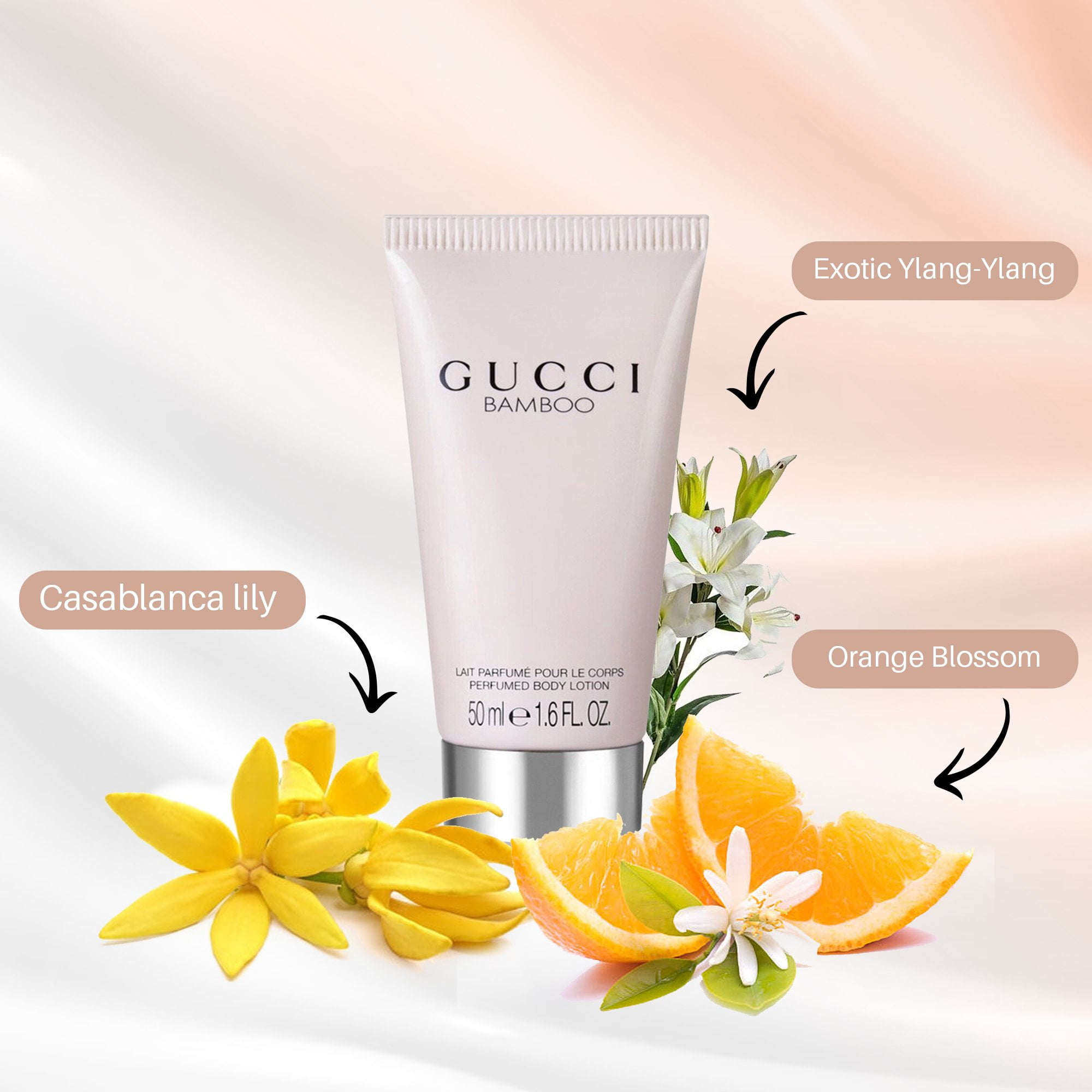 Gucci Bamboo Scented Body Lotion, For All Skin Types, Travel Size