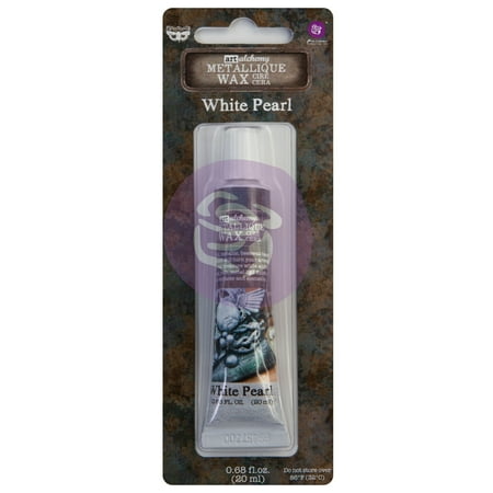 UPC: 0655350968380 | PRIMA MARKETING INC Art Alchemy – Metallique Wax- White Pearl – 1 tube  20ml UPC 655350968380