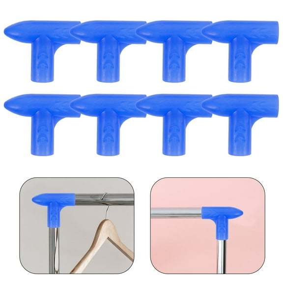 HONITANO 8Pcs Plastic Clothes Drying Rack Accessories Shaped Repair Parts for Home Use