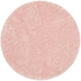 thumbnail image 1 of Safavieh Tapis Shag Arctique 5 Pieds Rond Tufté Main en Rose, 1 of 1