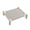 Khaki, variant on RKZDSR Wooden Suspended Dog Bed - Elevated Cold Bed for Dogs, Detachable Portable Indoor/Outdoor Pet Bed - Suitable for Cats and Small Dogs