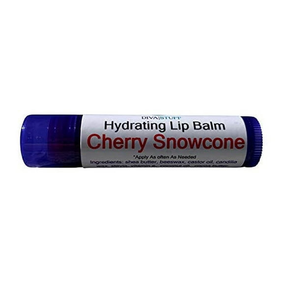 Best Formula Fun Flavored Lip Balm by Diva Stuff, Lots to Choose from and Super Soft Lips (Cherry Snowcone)