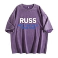 thumbnail image 2 of Russ Into The Wild Tour 2025 Washed Cotton Tshirt Unisex Short Sleeve Cool Tee Shirt, 2 of 4