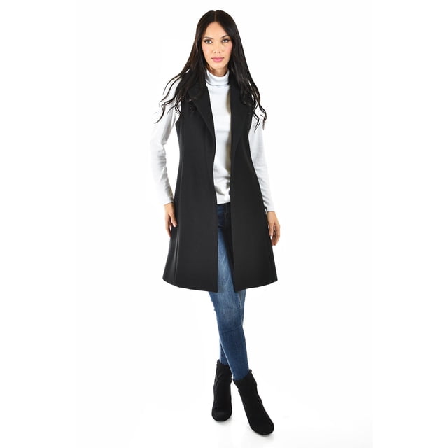 Chaleco largo Roman Fashion /Juvenil, 4507 (Negro) negro M