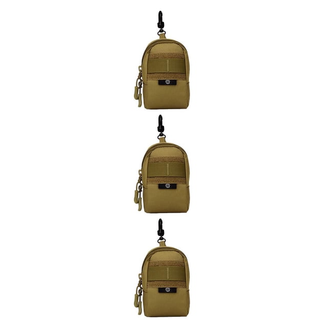 Naiovety bolsa adjunta pequeña bolsa externa al aire libre impermeable equipo de viaje camuflaje teléfono móvil cámara paquete accesorios marrón Type1 NO1 Naiovety CBP375044