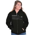 thumbnail image 3 of Funny Immature Dictionary Definition Zip Up Hoodie Men's Women's Brisco Brands L, 3 of 5