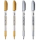 thumbnail image 2 of Bolígrafos Metálicos Premium Dyvicl Set de 4 Plata y Oro para Papel Negro Cristal Pintura en Rocas Calabaza de Halloween Álbum de Scrapbooking Manualidades de Navidad, 2 of 3