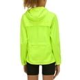 thumbnail image 3 of Little Donkey Andy Women's Rain Cycling Stretch Jacket with Hood, Windproof and Waterproof, Ultralight Packable Yellow Size XS, 3 of 7