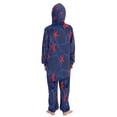 thumbnail image 3 of Vzayyk 4T-14Y Size Aviliable Cozy One-Piece Footless Sleeper Pajama Blue Stripes, 3 of 8