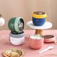 thumbnail image 2 of Plastic/Stainless Steel Lunch Box Food Container Flask Soup Storage Vacuum Thermal Jar Thermos Cup Bento Lunch Box For Children Stainless Steel B Single Layer, 2 of 6