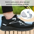 thumbnail image 2 of Electrician Insulated Shoes Steel Toe Boots Labor Shoes Work Shoes Safety Shoes Welding Shoes Protect Your Toes Waterproof and Puncture Resistant, 2 of 7