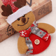 thumbnail image 3 of Christmas Santa Claus Ornaments Tree Diy Plush Hanging Pendants Xmas Elk Bear Snowman Decoration for Festive Holiday Party Decor, 3 of 5