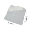 thumbnail image 5 of KCAHPAN 10Pieces Men's Handkerchiefs in White Soft Cotton Great for Personal Hygiene and Comfortale Small Handkerchief, 5 of 15
