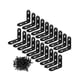 thumbnail image 1 of 20pcs L Bracket Corner Bracket, Steel L Brackets For Shelves, Metal Corner Brace For Wood Furniture, 1 of 5