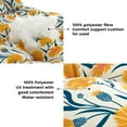 thumbnail image 3 of Fusion Outdoor Chair Cushion,Adirondack Rocking High Back Tufted Thick Wicker Cushion with Ties for Patio Furniture,44"x21"x4",1 Count,Floral, 3 of 5