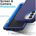thumbnail image 6 of For Samsung Galaxy S26 Case, 3-in-1 Rugged Shockproof Protective Cover with Hard Shell and Soft Rubber Bumper, Drop Protection Armor, Blue, 6 of 6