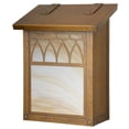 thumbnail image 1 of Americas Finest Lighting AF-3101-WB-HN Window 13 Verical Mailbox, Honey - Warm Brass, 1 of 1