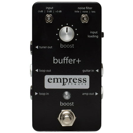 Empress Effects Buffer+ Analog I/O Interface Guitar Pedal with Switchable (Best Buffer Pedal 2019)
