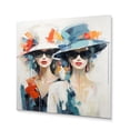 thumbnail image 2 of Designart "Stylish Hats Collection VI" Fashion Metal Wall Art, 2 of 5
