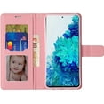 thumbnail image 5 of Kaleidio Case For Samsung Galaxy S21 5G (6.2") [Flip Jacket] Hybrid Wallet [Kickstand Feature] Skin Cover [Tropical Flamingos], 5 of 5