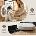 thumbnail image 5 of ODIKA 8'x10' Washable Area Rug Vinyl Record Minimalist Retro Music Disc Concentric Groove Rings for Living Room, Under Sectional, Family , Durable, Non-Slip, 5 of 7