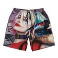 thumbnail image 5 of Harley Quinn Mens Swim Trunks Quick Dry Board Shorts With Mesh Lining, Beach Shorts Swimwear Bathing Suits, 5 of 7