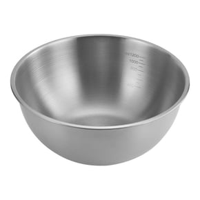 Bol Inox 3 Pièces Bol à Mélanger en Acier Inoxydable, Saladier avec Bec Verseur et Base en