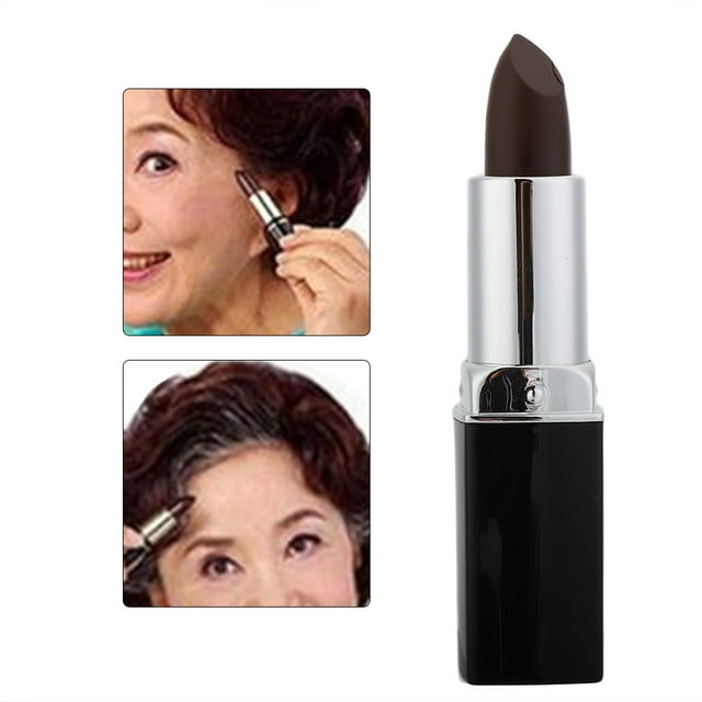 Tinte 4G Portable Natural Planta Cabello Tinte Forma De Lápiz Labial Herramienta De Coloración De Lápiz De Tinte Desechable